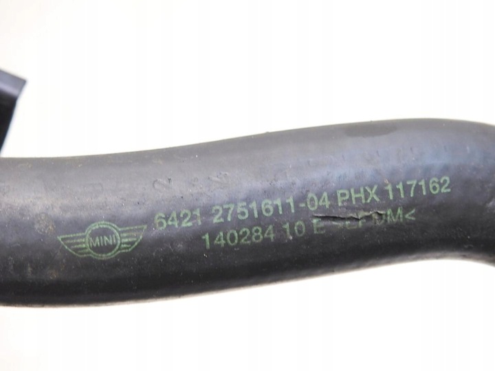 фото №6, Шланг труба воды mini one ii r56 1.4 2751611 14028410