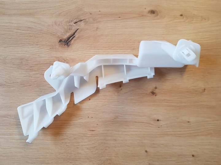 фото №10, Mitsubishi оригинальный номер 8301d662 кронштейн правые бампера передняя. ползун eclipse cross