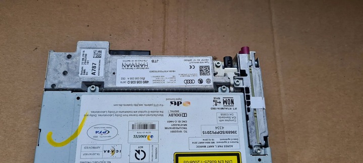 фото №9, Q7 4m ii навигация считыватель мультимедиа mib2 4m0035035d 4m0035035a