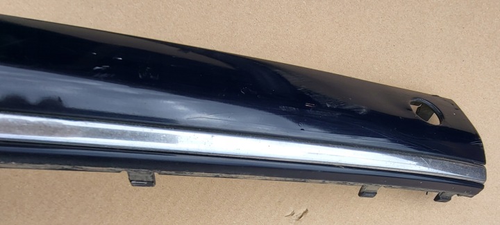 фото №10, Молдинг бампера хром средняя зад накладка mercedes s w220 oem номер цвет 904
