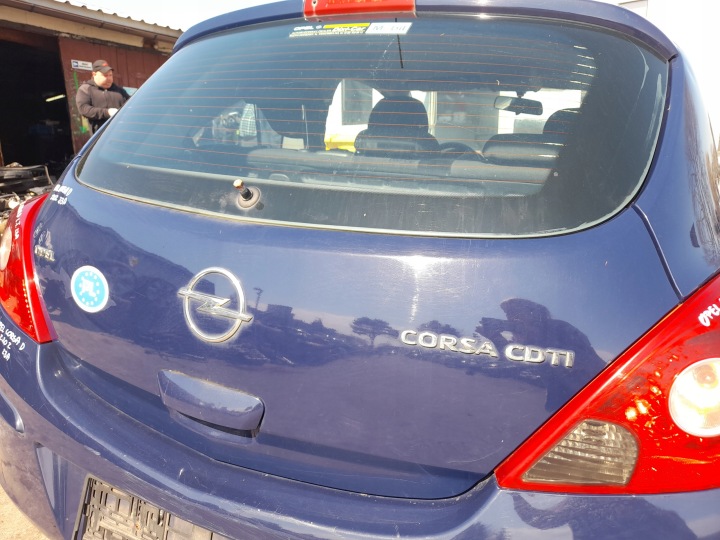фото №11, Opel corsa d кришка багажника зад задня код фарби z20z 4du