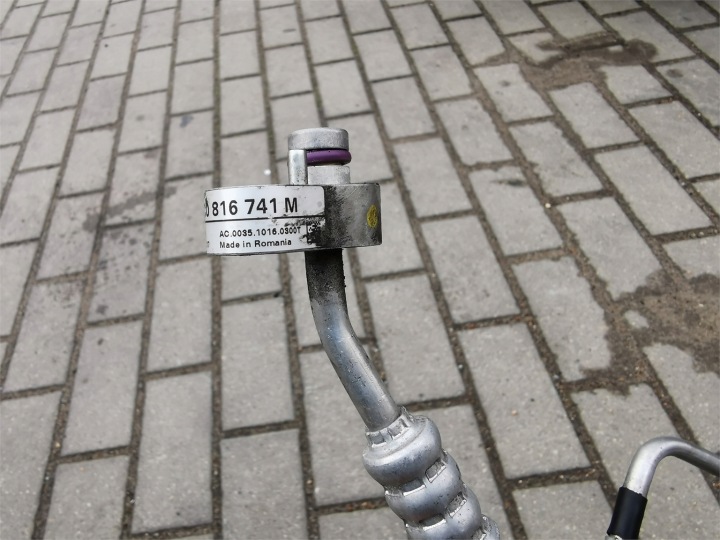 фото №6, Vw polo 6c 1.4 tdi трубка шланг кондиционера (трубка кондиционера, патрубок автокондиционера)
