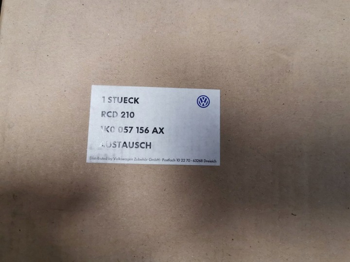 фото №5, Радио rcd210 volkswagen 1k0057156ax 1k0035156ax