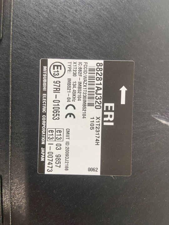 фото №7, Subaru legacy v компьютер блок управления  ecu+immo 22765ac060