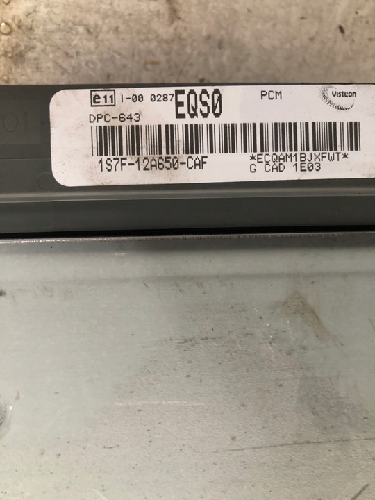 фото №3, Блок управления набор стартовый ford moneo 2.0 tdci 1s7f-12a650-caf