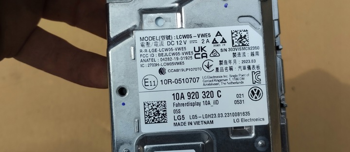 фото №5, Спидометр дисплей виртуальный volkswagen id.4 vw id4 10a920320c