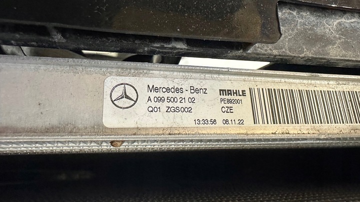 фото №16, Mercedes комплект радиатор вентилятор вода кондиционер nt glc 254 x254 гибрид