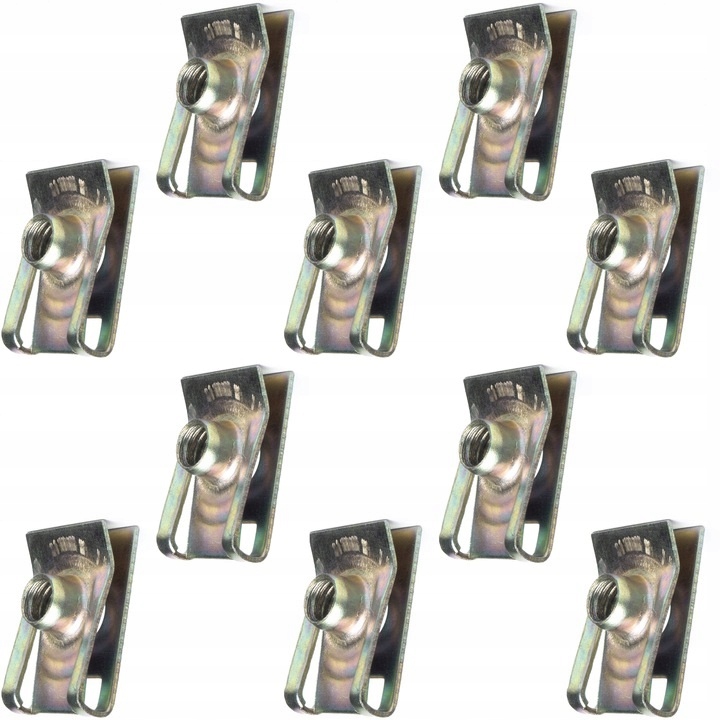 фото №1, Пластина монтажная клипсы защита двигателя m6 универсальный