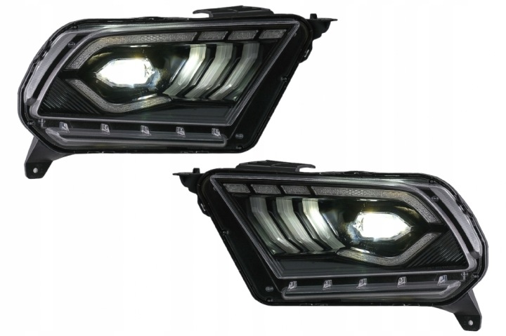 фото №7, Фары led для ford mustang v 10-14 динамичный