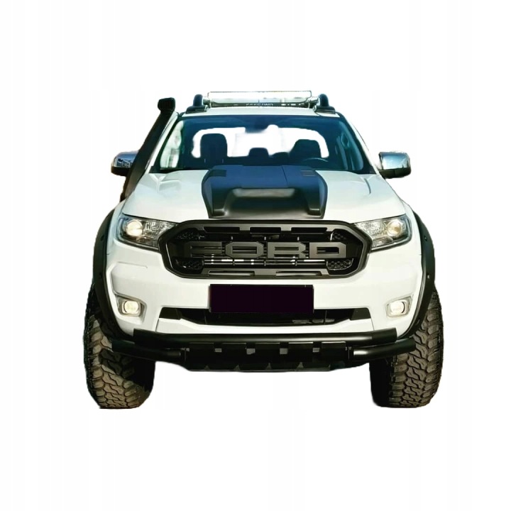 фото №8, Защита капота обтекатель do ford ranger tke 2015-2022 чёрный mat