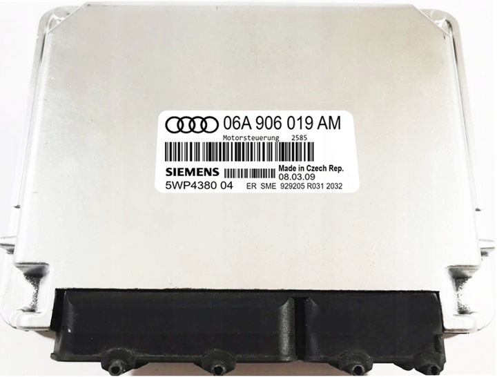 фото №1, Компьютер ecu audi 06a906019am 5wp438004 иммобилайзер off