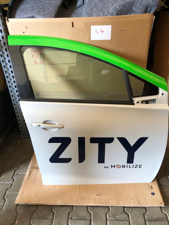 фото №1, Renault zoe двері передні праві перед аксесуари скло планка замок ручка