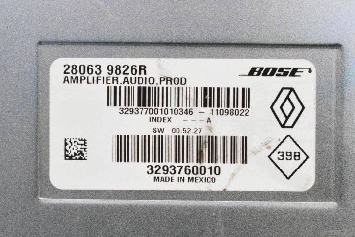 фото №7, Комплект динамиков усилитель bose 281445053r renault latitude 1 i 10-14