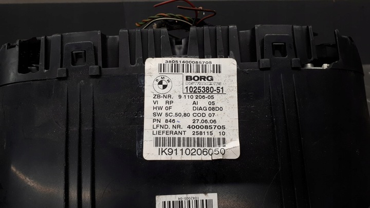 фото №9, 9110206 спидометр манометр bmw e90 2.0 d