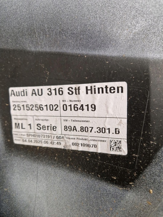 фото №11, Audi q4 e-tron бампер задній зад 89a807301b