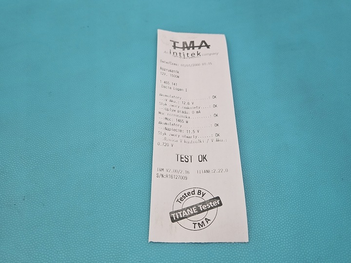 фото №6, Тест стартер dacia logan i 05-14 1.5 dci m000t87881 8200584675