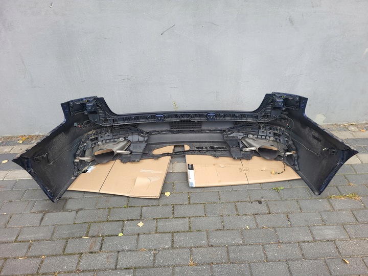 фото №7, Бампер задний audi a4 b9 универсал 8w рестайлинг 6 x pdc цвет lx5h супер состояние !!!