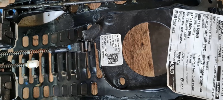 фото №6, Sq5 q5 80a каркас спинка сиденья левая левый перед sline 80a881045f