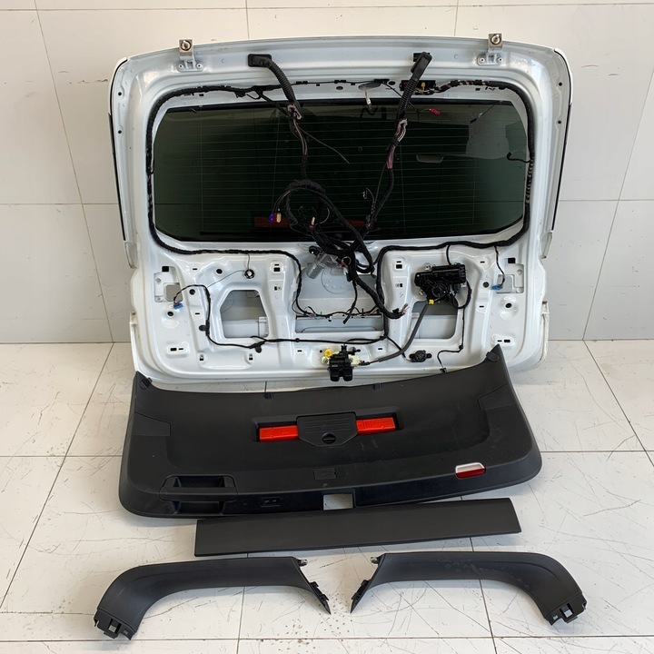 фото №11, Крышка зад задняя лак lc9a стекло замок обивка vw touareg 3 iii 760 20r