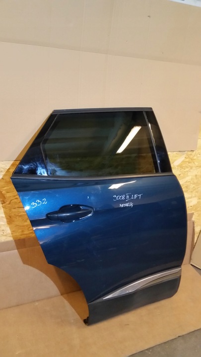 фото №1, Peugeot 3008 ii рестайлинг дверь правые правые задние зад