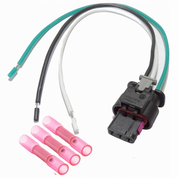 фото №1, 4f0973703 штекер разъём штекер соединитель pdc 3 контакты