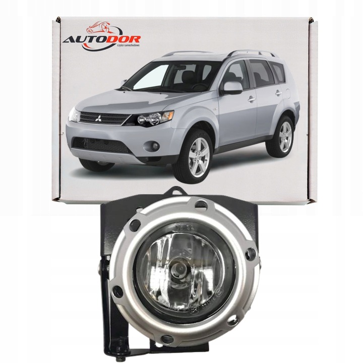 фото №1, Mitsubishi outlander 07-10 галоген з рамка новый
