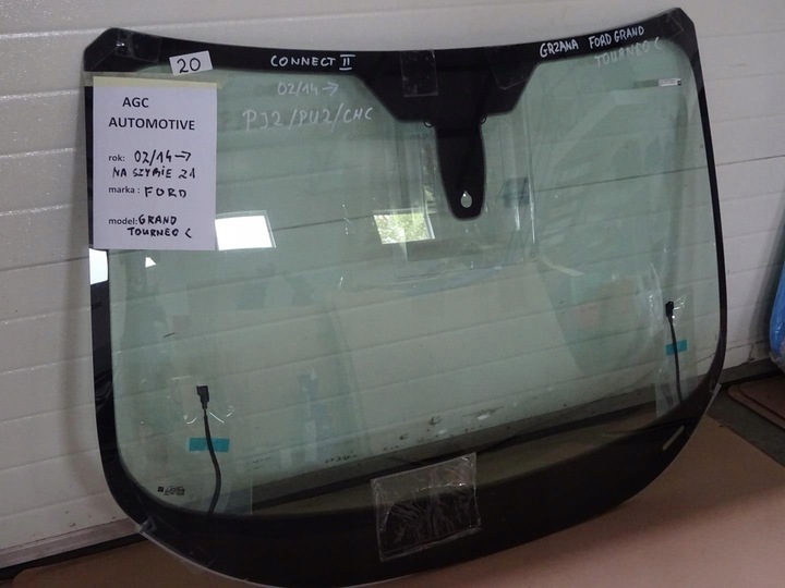 фото №1, Стекло перед ford grand tourneo connect с подогревом датчик новая agc 2014-