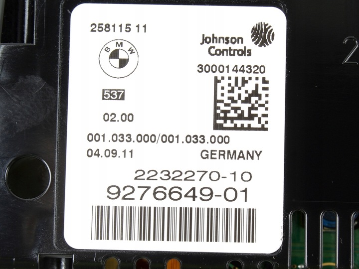 фото №7, Приборы спидометр bmw f10 f11 520d 2.0d 09-13