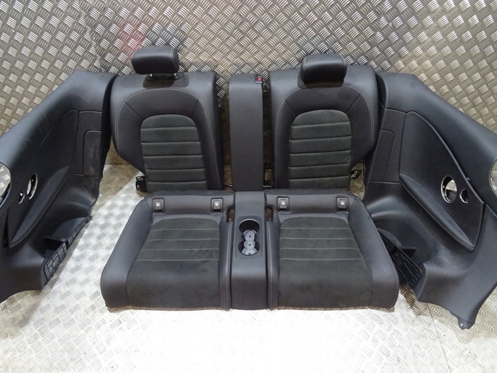 фото №8, Mercedes w205 купе рестайлінг комплектні сидіння обшивки диван ідеальні