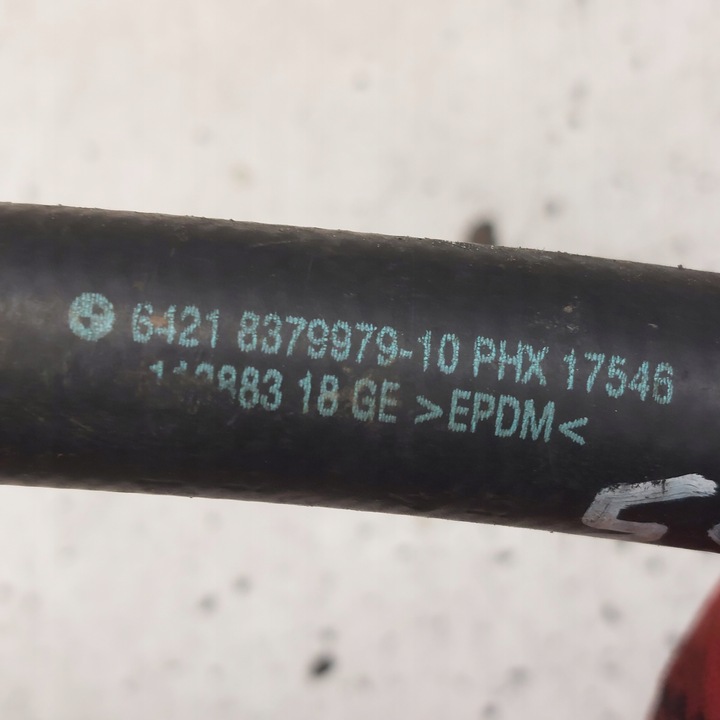 фото №6, Bmw e65 3,0d шланг шланг радіатор води dwa шланги 8379979