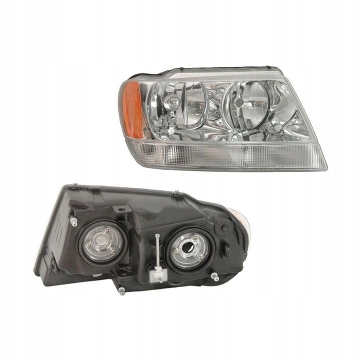 фото №1, Фара лампа праві jeep grand cherokee 99-04