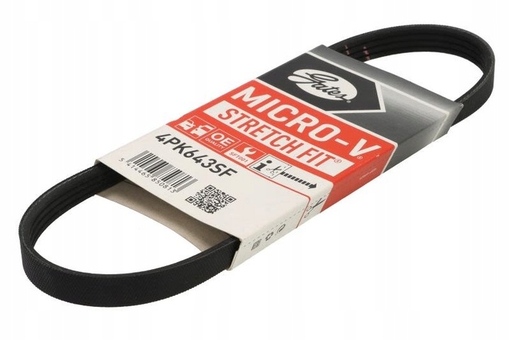 фото №1, Лента klinowy wielorowkowy gates 4pk643sf