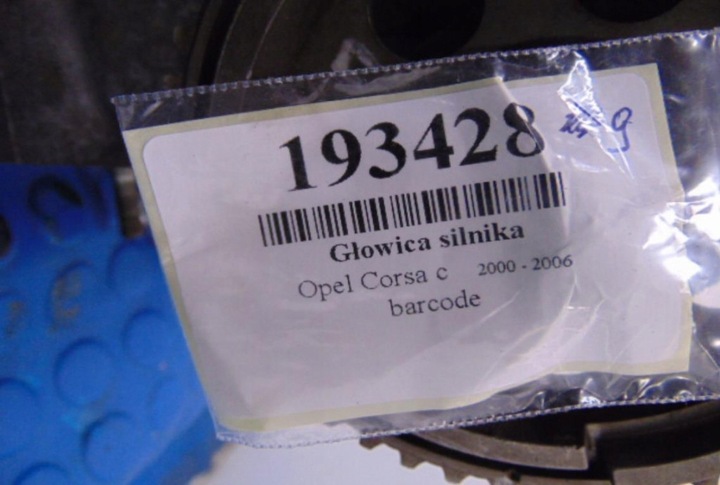 фото №13, Opel corsa c 1.4 16v головка двигуна 13106674