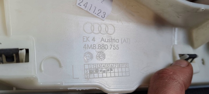 фото №10, Sq8 4m rsq8 q8 защита стойка левая зад sline чёрная потолок 4m8880755