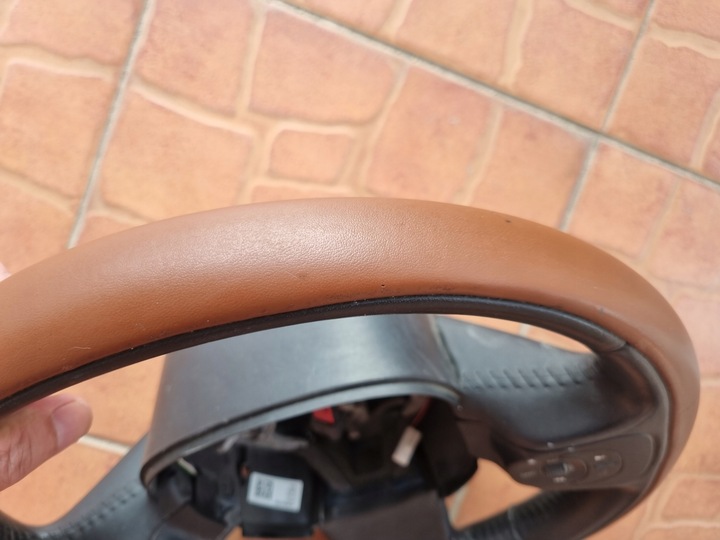 фото №9, Fiat 500 l 500l коричневая руль кожаный