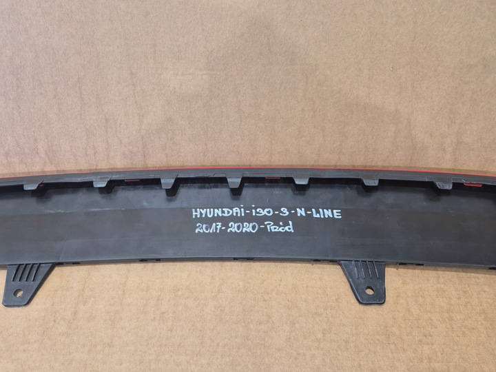 фото №8, Hyundai i30 n-line 2017-2020 спойлер бампера перед
