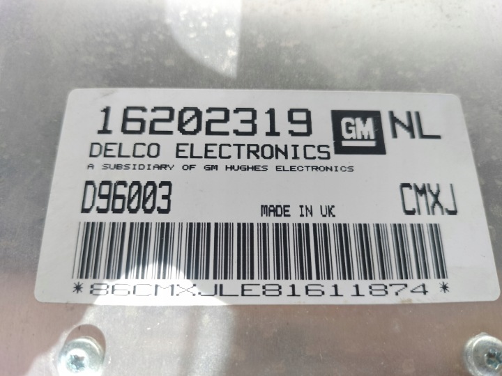 фото №8, Блок управления двигателем (ecu) 16202319 opel vectra b 1.6 16v