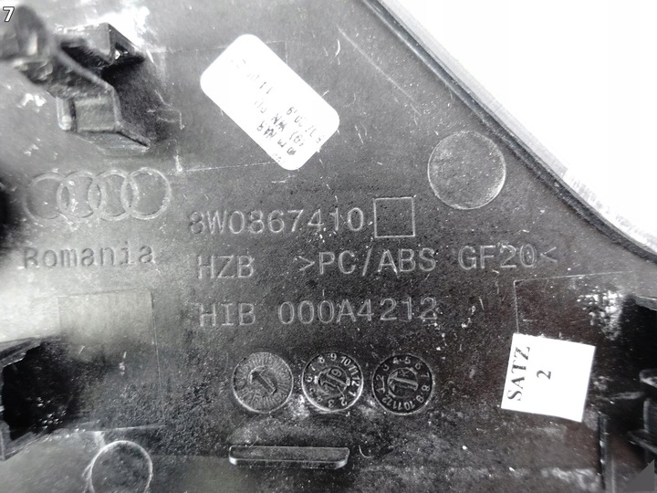 фото №8, Audi a5 s5 f5 8w6 a4 8w0 b9 15-19 планка dekor дверь правая перед гайка le2