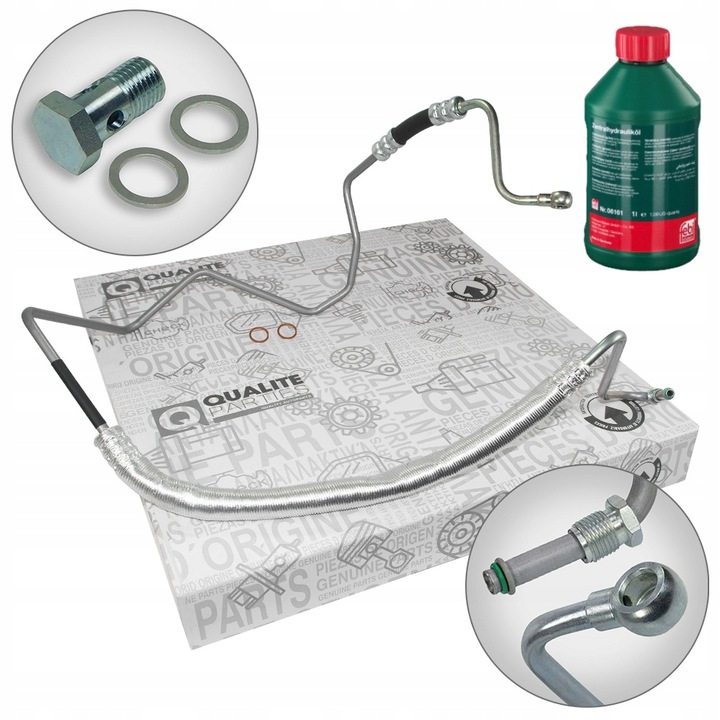 фото №1, Шланг системи підсилювача + рідина febi 1l vw polo lupo seat arosa 1.0