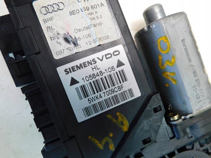 фото №6, Audi a4 b6 2003r sedan підйомник вікна ліве зад