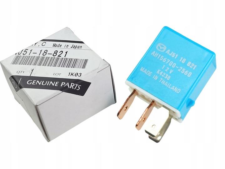 фото №1, Mazda оригинальный номер реле aj51-18-821 оригинал