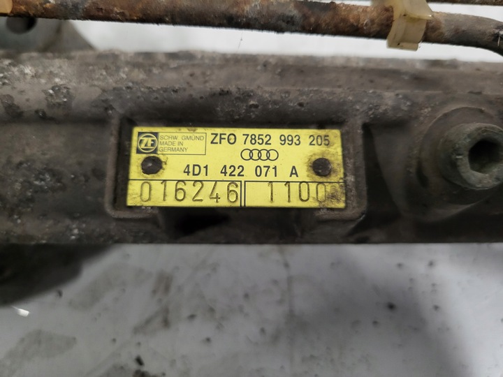 фото №7, Audi s8 d2 a8 4.2 рестайлинг 00r рулевая рейка европа трансмиссия рулевая