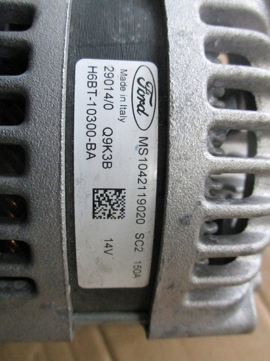 фото №5, Генератор ford fiesta mk8 1.0 ecob h6bt-10300-ba