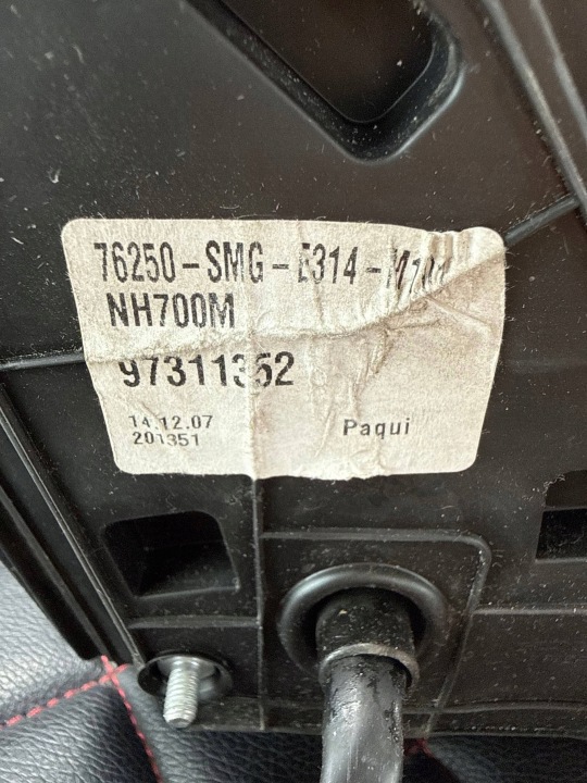 фото №8, Honda civic viii ufo 06-11 дзеркало ліве 9 pin лак nh700m