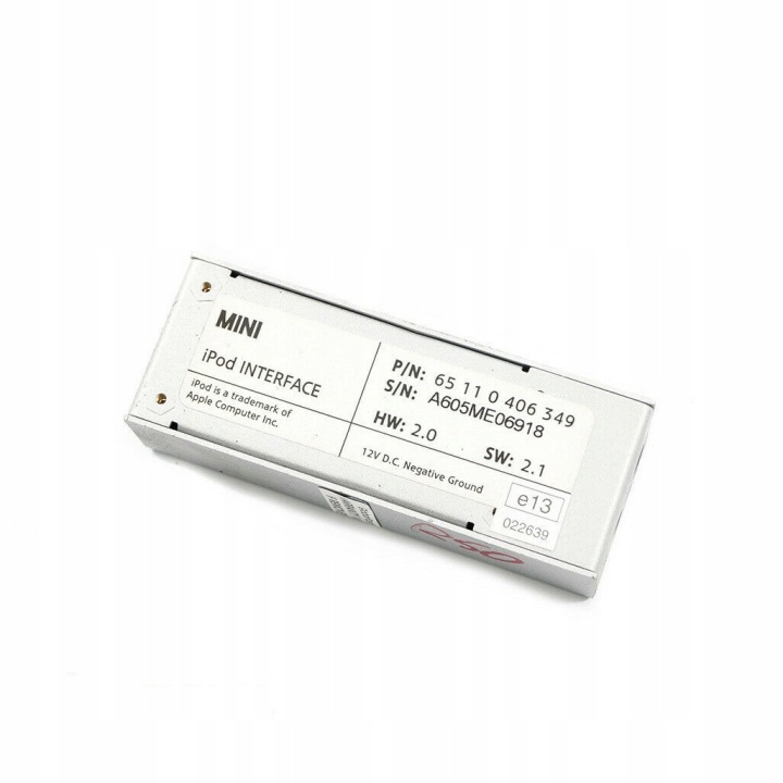 MINI R50 R52 R53 MODULE INTERFACE IPOD 0406349 0406349