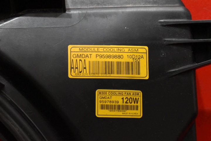 фото №6, Вентилятор p95989880 chevrolet spark 3 iii m300 1.0 16v 68 km 10-15