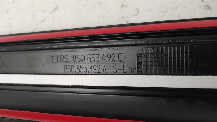 фото №8, Накладка na порог audi tt 8s s line 8s0853492a