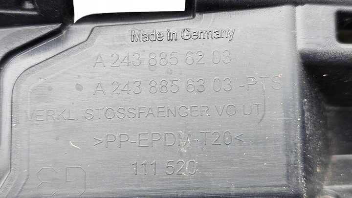 фото №16, Решётка решётка спойлер накладка mercedes eqb x243 a2438856203 a2438856303 оригинальный номер