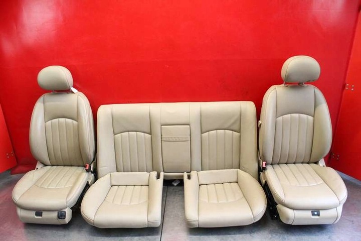 фото №6, Сиденье сиденья комплект боковина обшивки кожаные uk mercedes cls c219 w219 04-08