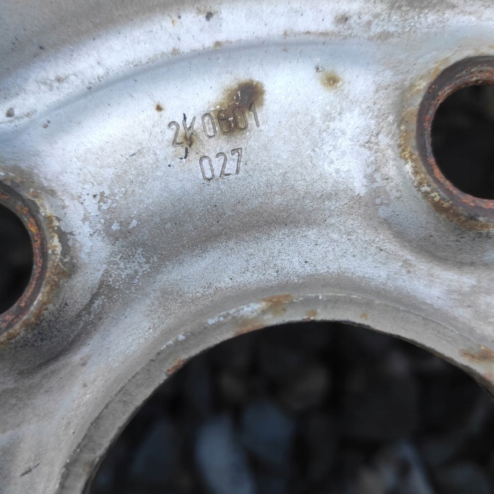фото №10, Диск сталевий 15 vw caddy et47 5x112 2k0601027